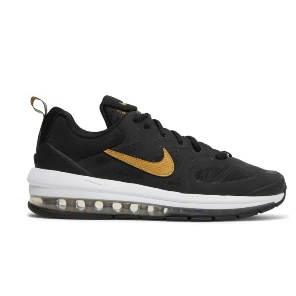 Nike Air Max Genome Black Metallic Gold White Mens 11.5 Sneakers DM7567-001